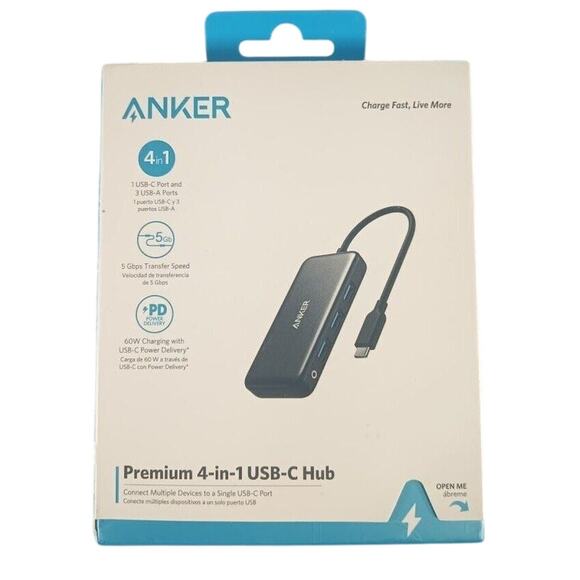 Anker 4 in 1 USB-C Hub Brand New - Picture 1 of 5